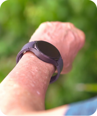 Pessoa usando o aplicativo